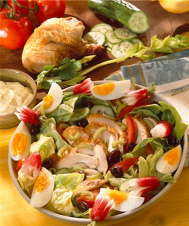simsearch:825-05815251,k - Chicken salad Stock Photo - Rights-Managed, Code: 825-05986932
