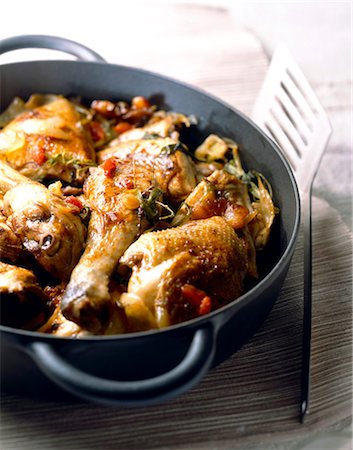 piece - chicken fricassee Stock Photo - Rights-Managed, Code: 825-05987035