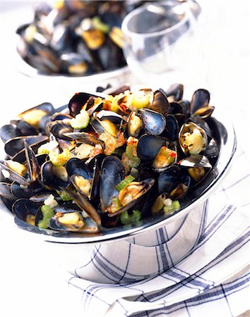 ensaladera - mussels Foto de stock - Con derechos protegidos, Código: 825-05987031