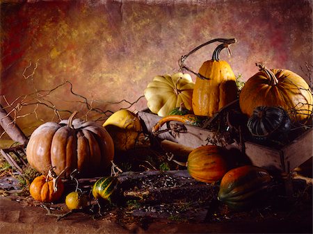 fall ingredients - Still life of pumpkins Stock Photo - Rights-Managed, Code: 825-05987066