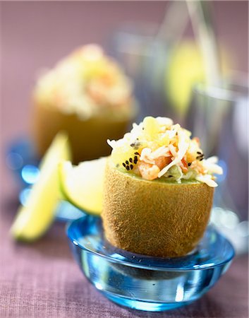 simsearch:652-01666717,k - Kiwi and crab salad Stock Photo - Rights-Managed, Code: 825-05987408