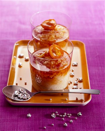 Rice pudding with caramel Stock Photo - Rights-Managed, Code: 825-05987651