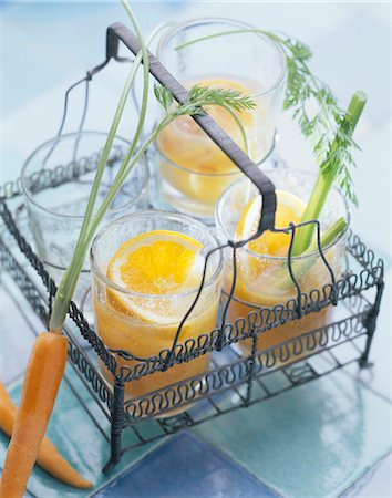 simsearch:825-05986103,k - Glasses of vegetable juice Stock Photo - Rights-Managed, Code: 825-05988287