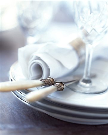 paper napkin - Table decoration Stock Photo - Rights-Managed, Code: 825-05988756