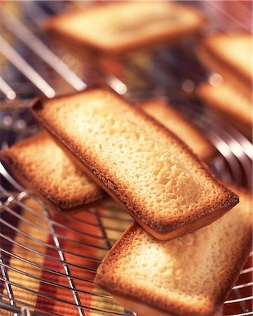 Financier biscuit sponge cakes Stock Photo - Rights-Managed, Code: 825-05988828