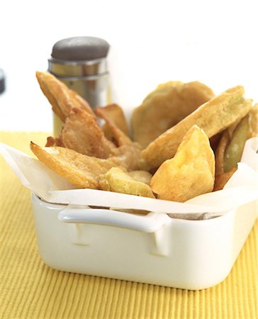 Beignets de courge, la pomme et patate douce Photographie de stock - Rights-Managed, Code: 825-05989010