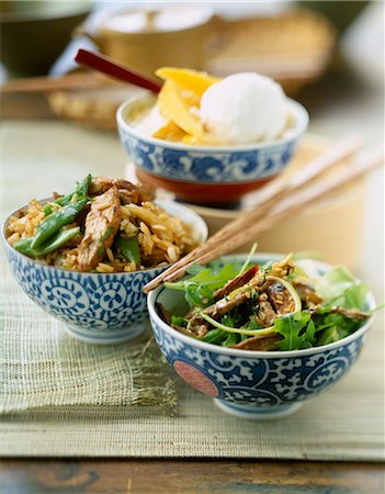 simsearch:825-05989583,k - Asian meal Stock Photo - Rights-Managed, Code: 825-05989583