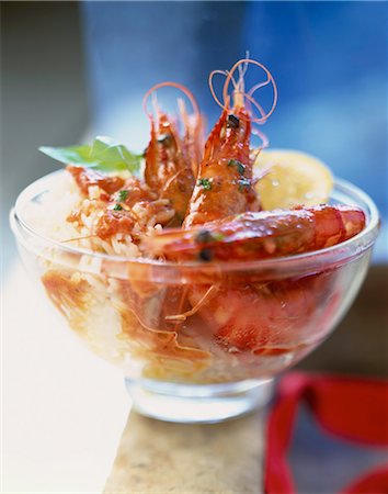 simsearch:825-03627151,k - Mediterranean prawns with tomato and oranges Fotografie stock - Rights-Managed, Codice: 825-05989610