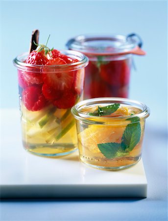 salad in a jar - fruit salad Stock Photo - Rights-Managed, Code: 825-05990670
