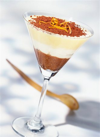 orange sabayon tiramisu Stock Photo - Rights-Managed, Code: 825-05990901