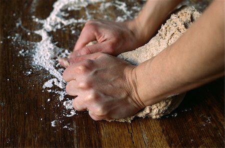 simsearch:652-07655763,k - Person kneading bread dough Stock Photo - Rights-Managed, Code: 825-06045957