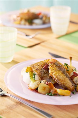 Grandmother's guinea-fowl Stock Photo - Rights-Managed, Code: 825-06046242