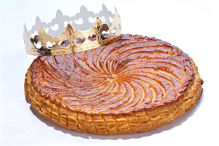 epiphany cake - Galette des rois Stock Photo - Rights-Managed, Code: 825-06046283