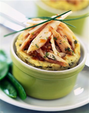 ramekin - Parmentier-style confit skate Stock Photo - Rights-Managed, Code: 825-06046534