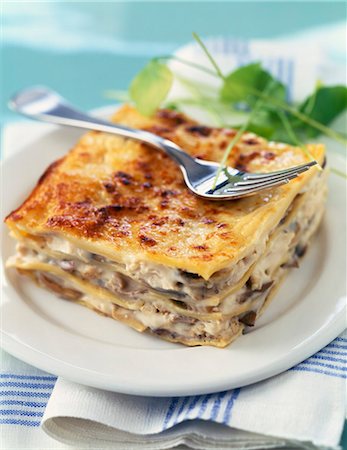 pasta gratin - Chicken lasagnes Stock Photo - Rights-Managed, Code: 825-06046547