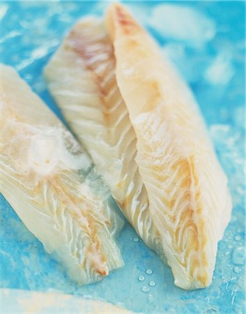 fresh blue fish - Raw croaker fillets Stock Photo - Rights-Managed, Code: 825-06046553