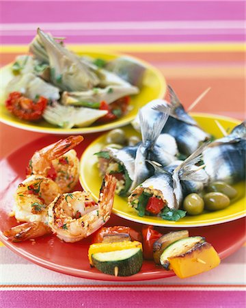 Variety of tapas Stock Photo - Rights-Managed, Code: 825-06046589