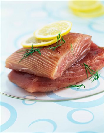 fillet steak - Tuna fillets Stock Photo - Rights-Managed, Code: 825-06046618