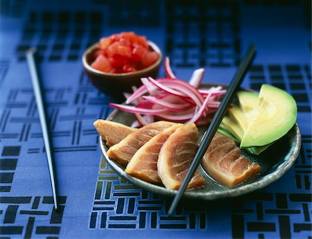 Fresh tuna salad Stock Photo - Rights-Managed, Code: 825-06046693