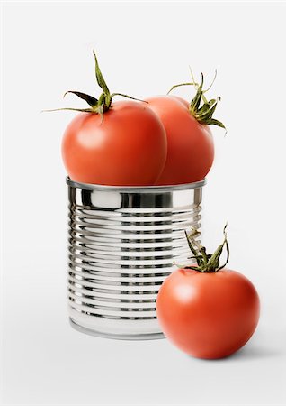 enlatados - Tomatoes in a can Foto de stock - Con derechos protegidos, Código: 825-06047079