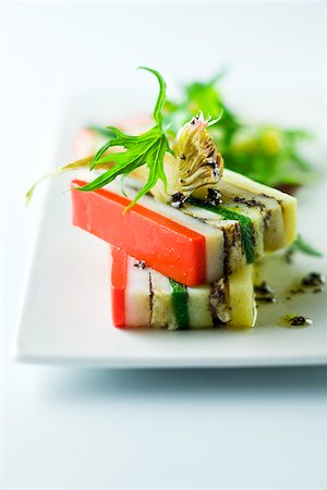 Vegetable terrine Stock Photo - Rights-Managed, Code: 825-06047231