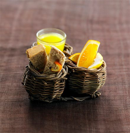 Lemon and orange bread Stock Photo - Rights-Managed, Code: 825-06047648