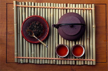 Tea set Stock Photo - Rights-Managed, Code: 825-06047992