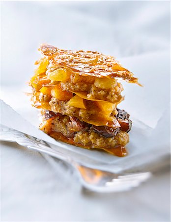 simsearch:825-06045767,k - Baklava-style dried fruit Mille-feuille Stock Photo - Rights-Managed, Code: 825-06048449