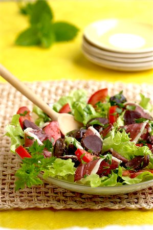 simsearch:825-06045784,k - Salad from the Landes Stock Photo - Rights-Managed, Code: 825-06048512
