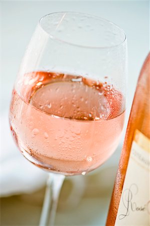 simsearch:825-05986211,k - Glass of rosé wine Stock Photo - Rights-Managed, Code: 825-06048606