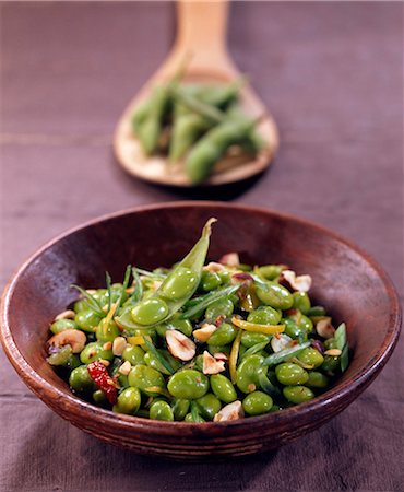 Edamame frit rapide Photographie de stock - Rights-Managed, Code: 825-06048752