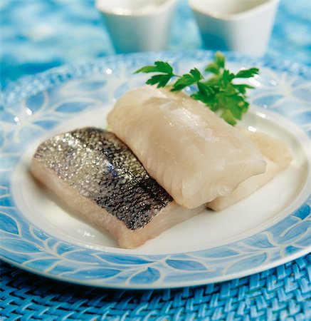 Raw hake fillets Stock Photo - Rights-Managed, Code: 825-06048858