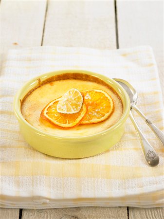 fromage blanc - Fromage blanc and orange cake Stock Photo - Rights-Managed, Code: 825-06049462