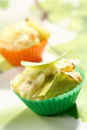 Morbier and leek appetizer Stock Photo - Rights-Managed, Code: 825-06315677