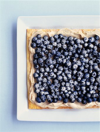 simsearch:825-07649403,k - Blueberry tart Stock Photo - Rights-Managed, Code: 825-06315807