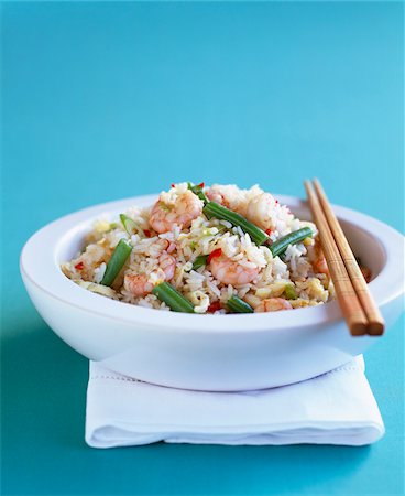 simsearch:825-02303986,k - Cantonese rice with shrimps Foto de stock - Con derechos protegidos, Código: 825-06315906