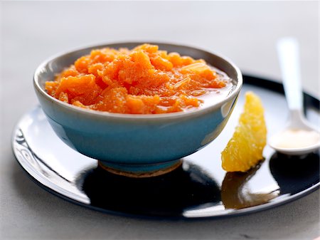 püree - Carrot and orange puree Foto de stock - Con derechos protegidos, Código: 825-06316055