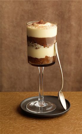 Chestnut cream Tiramisu Stock Photo - Rights-Managed, Code: 825-06316229