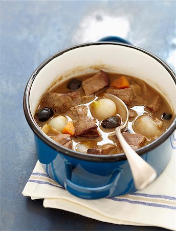 french cooking - Beef and olive stew Stock Photo - Rights-Managed, Code: 825-06316457