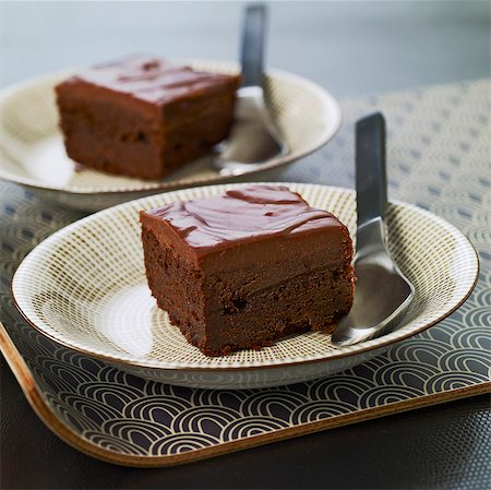 Mascarpone and chocolate cake Foto de stock - Con derechos protegidos, Código: 825-06316713