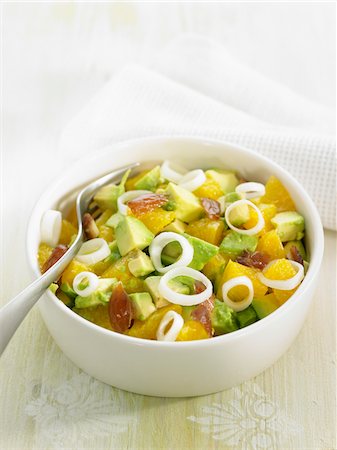 simsearch:652-03804686,k - Antioxidant avocado,date,onion and orange salad Stock Photo - Rights-Managed, Code: 825-06316772