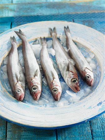 fresh blue fish - Blue whiting Stock Photo - Rights-Managed, Code: 825-06316785