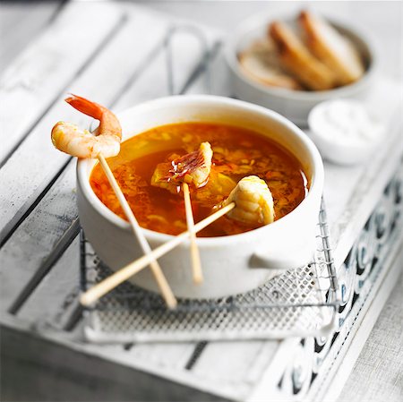 fondue (mets) - Fondue méditerranéenne Photographie de stock - Rights-Managed, Code: 825-06316861