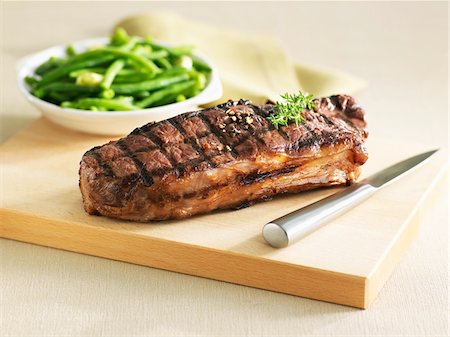 simsearch:825-06817272,k - Grilled sirloin steak Stock Photo - Rights-Managed, Code: 825-06316948