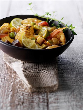 Chicken marinated with lime Stock Photo - Rights-Managed, Code: 825-06317051