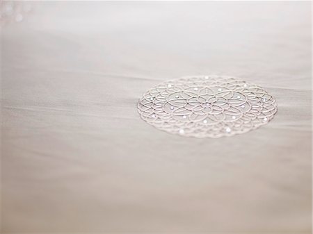 sequin - Embroided tablecloth with glass sequins Stock Photo - Rights-Managed, Code: 825-06815441