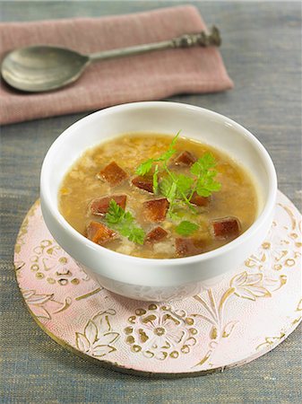 red lentil - Seitan,lentil and cumin soup Stock Photo - Rights-Managed, Code: 825-06815692