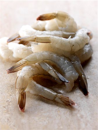 shrimp (food) - Raw gambas Stock Photo - Rights-Managed, Code: 825-06816163