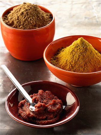 simsearch:825-06816154,k - Harissa and spices for Couscous Fotografie stock - Rights-Managed, Codice: 825-06816217