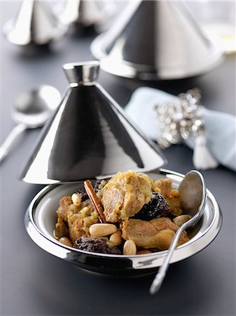 simsearch:652-05809184,k - Spicy lamb,prune,raisin and almond Tajine Stock Photo - Rights-Managed, Code: 825-06816376